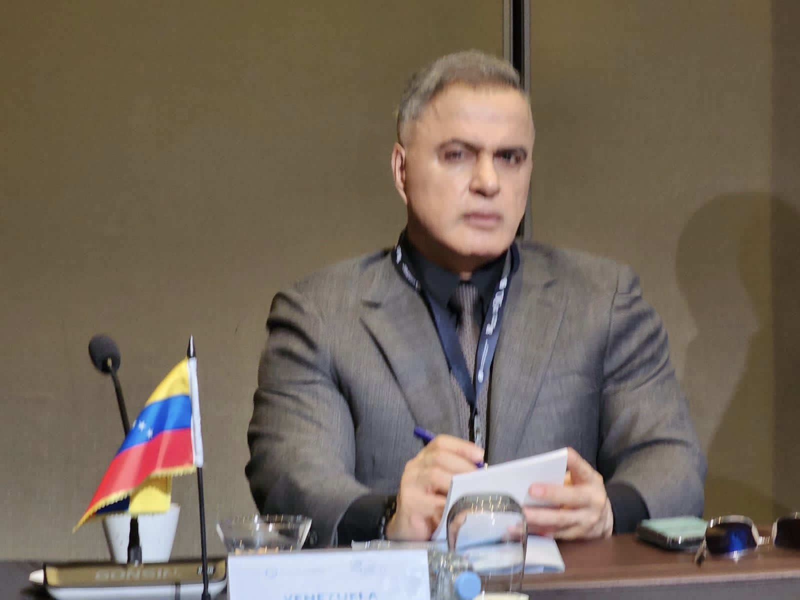 Tarek William Saab dice presente en la asamblea general de la Asociación Iberoamericana de Ministerios Públicos