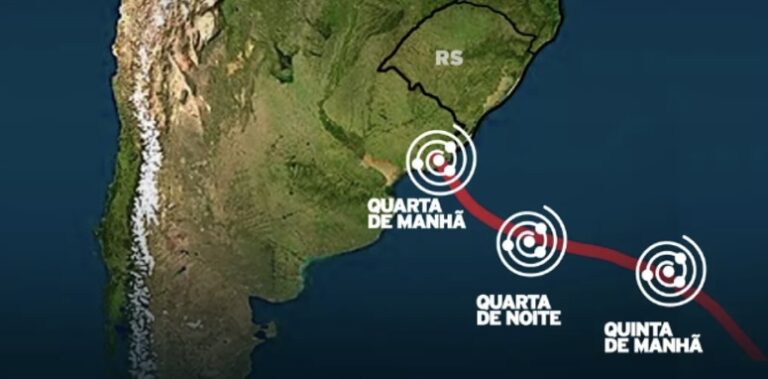 Metsul advierte por ciclón extratropical que afectará a las costas uruguayas este miércoles