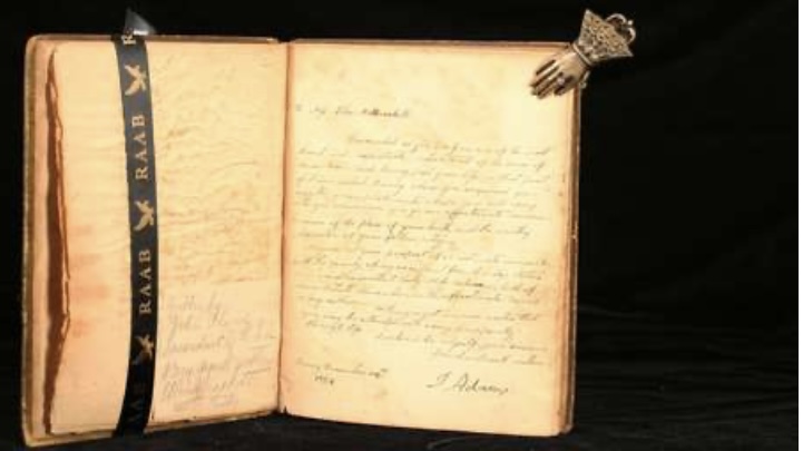 Subastan una carta de amor escrita por el segundo presidente de EE.UU.