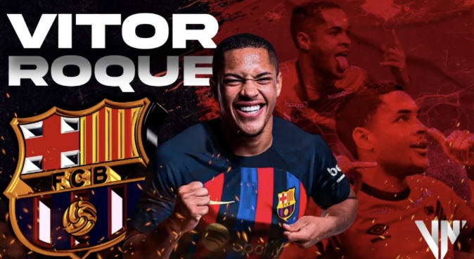 Barcelona suma un Tigrinho para su delantera: Vitor Roque nuevo fichaje culé