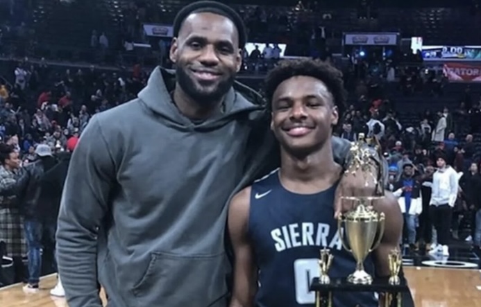LeBron James comparte un video de su hijo recuperándose a días de sufrir un paro cardíaco