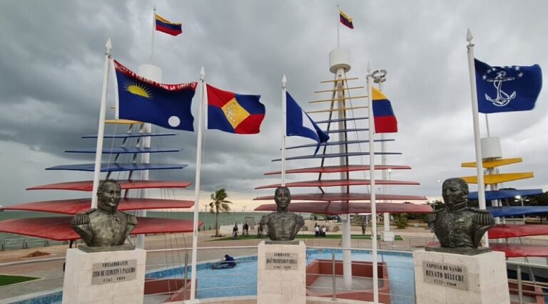 Continúan labores del monumento Épica Naval Bicentenaria en Maracaibo