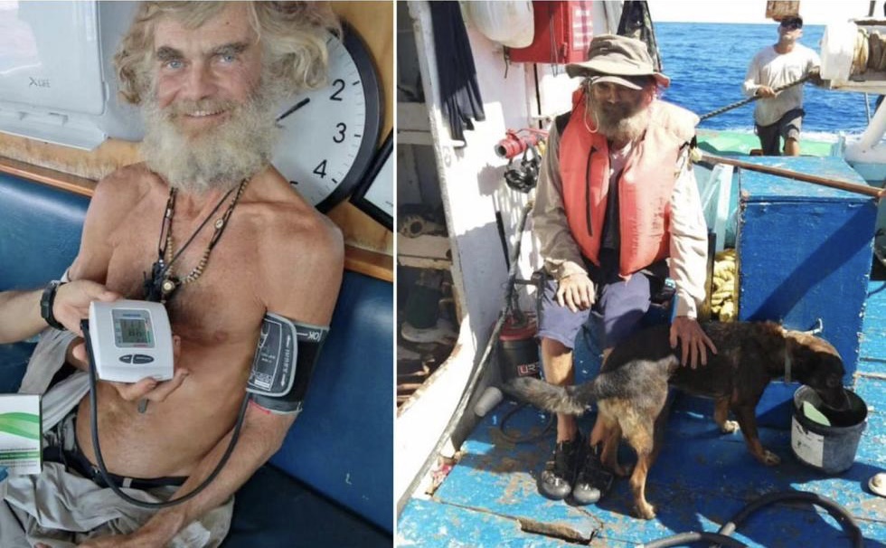 Un buque mexicano rescató a un náufrago que sobrevivió dos meses comiendo pescado crudo