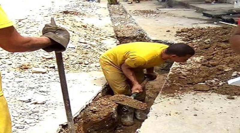 Avanzan labores de mantenimiento y reestructuración en el Internado Judicial El Rodeo