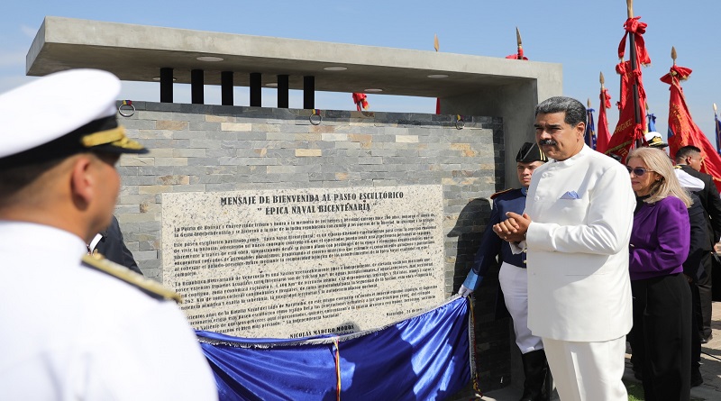Presidente Maduro inauguró Monumento Épico Naval del Bicentenario en Maracaibo