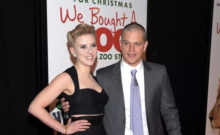Matt Damon dijo que besar a Scarlett Johansson fue terrible