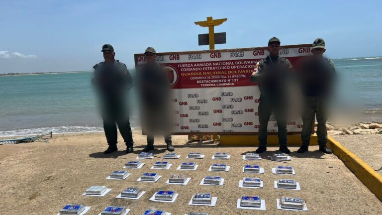 FANB ejecutó incautación de más de 41 kilos de cocaína en el noroeste de Falcón