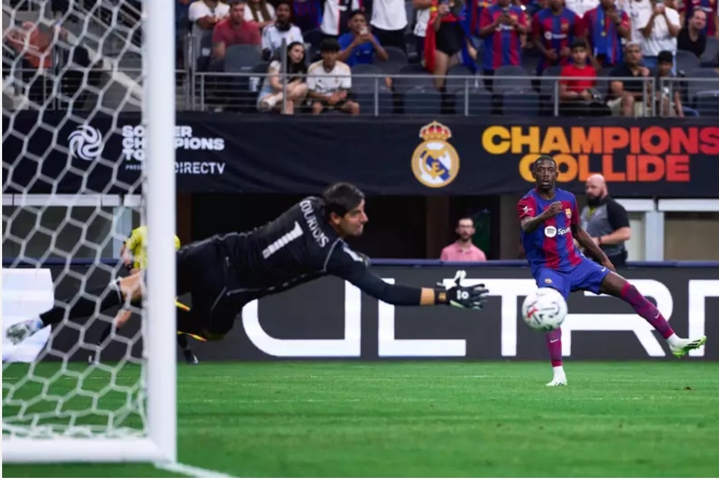 ¡GOLEADA CULÉ! Con goles de Ousmane Dembélé, Fermín y Ferrán, el FC Barcelona goleó al Real Madrid en El Clásico de pretemporada