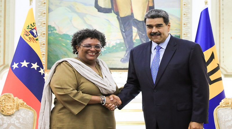 Presidente Nicolás Maduro sostiene encuentro con primera ministra de Barbados, Mia Mottley