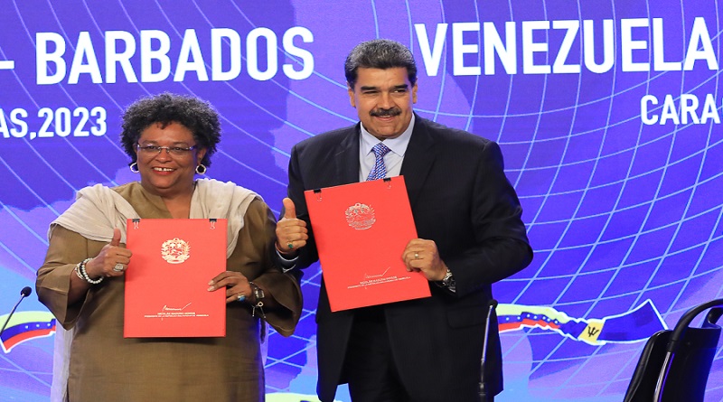 Venezuela y Barbados suscriben acuerdos de cooperación bilateral