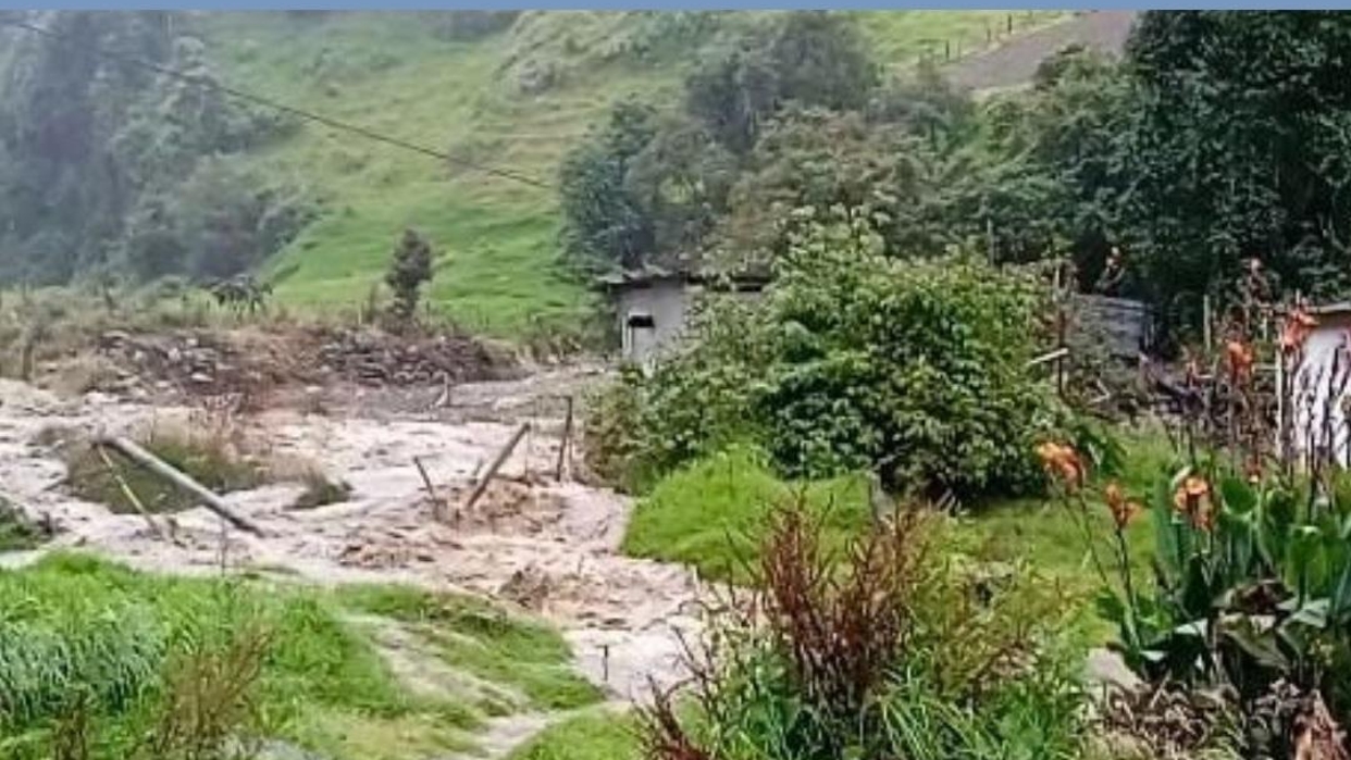 Fuertes lluvias han causado destrozos en el estado Mérida y zonas aledañas