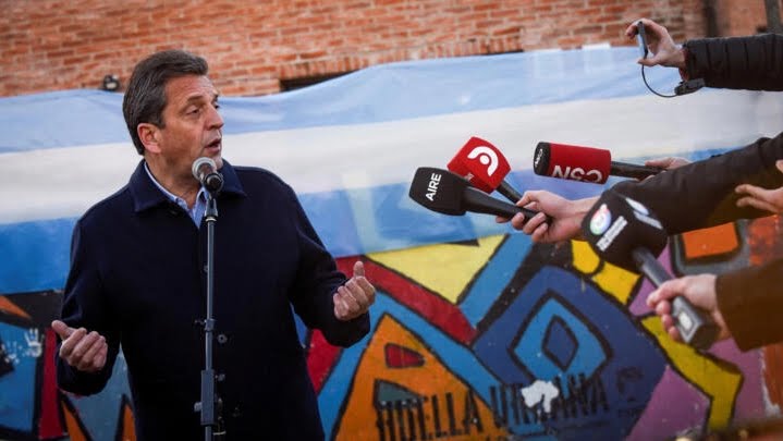 Votó Sergio Massa candidato presidencial por el frente Unión por la Patria