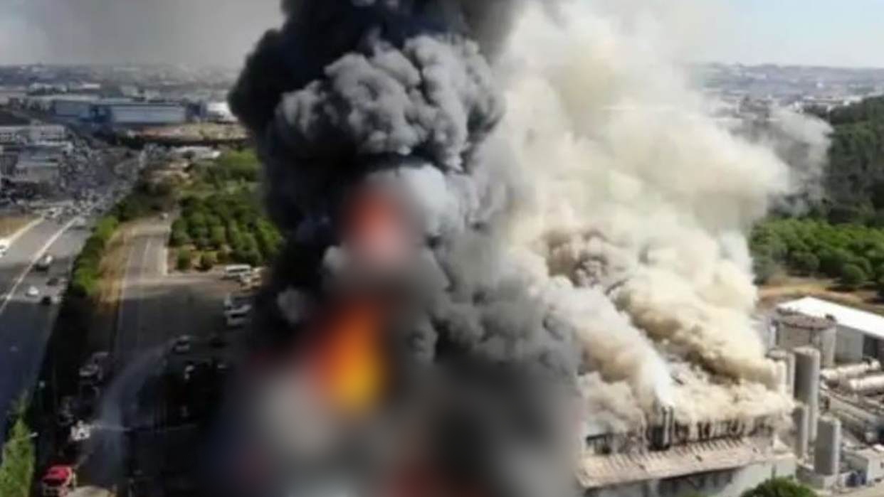 Se desató un incendio en una planta química en el oeste de Turquía