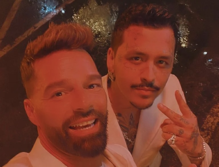Desde Miami, Ricky Martin anuncia una feliz noticia junto a Christian Nodal
