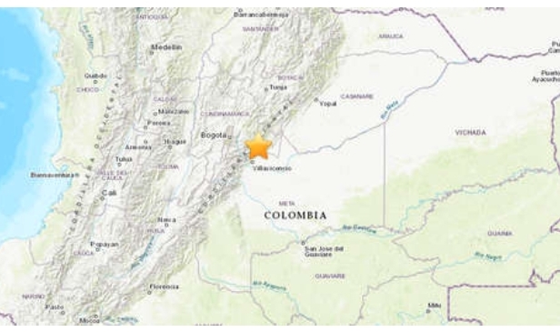 Se registra un fuerte sismo de magnitud 6,1 cerca de Bogotá