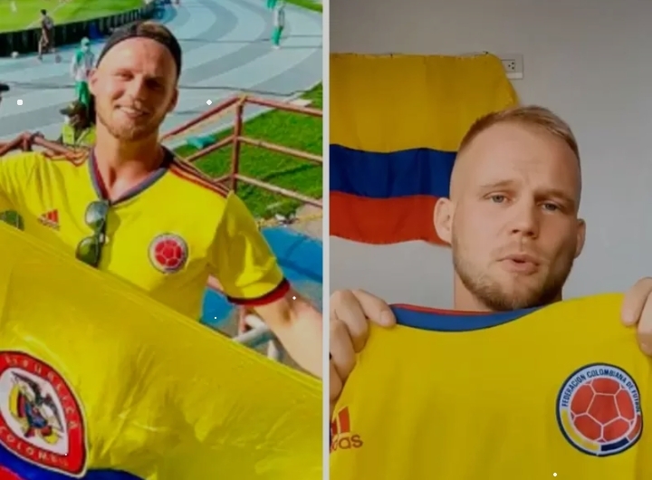 Polémica por la prohibición a un ‘influencer’ rusoalemán de portar la camiseta de la selección de Colombia