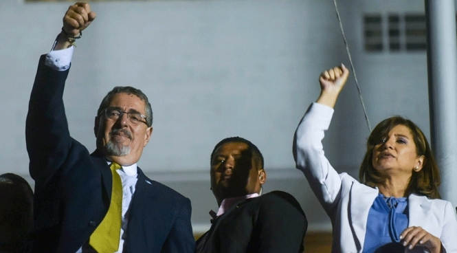 Guatemala: Presidente electo afirma que su victoria es un «grito» contra la corrupción