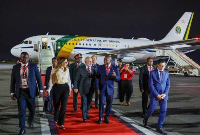 Presidente de Brasil comienza visita oficial a Angola