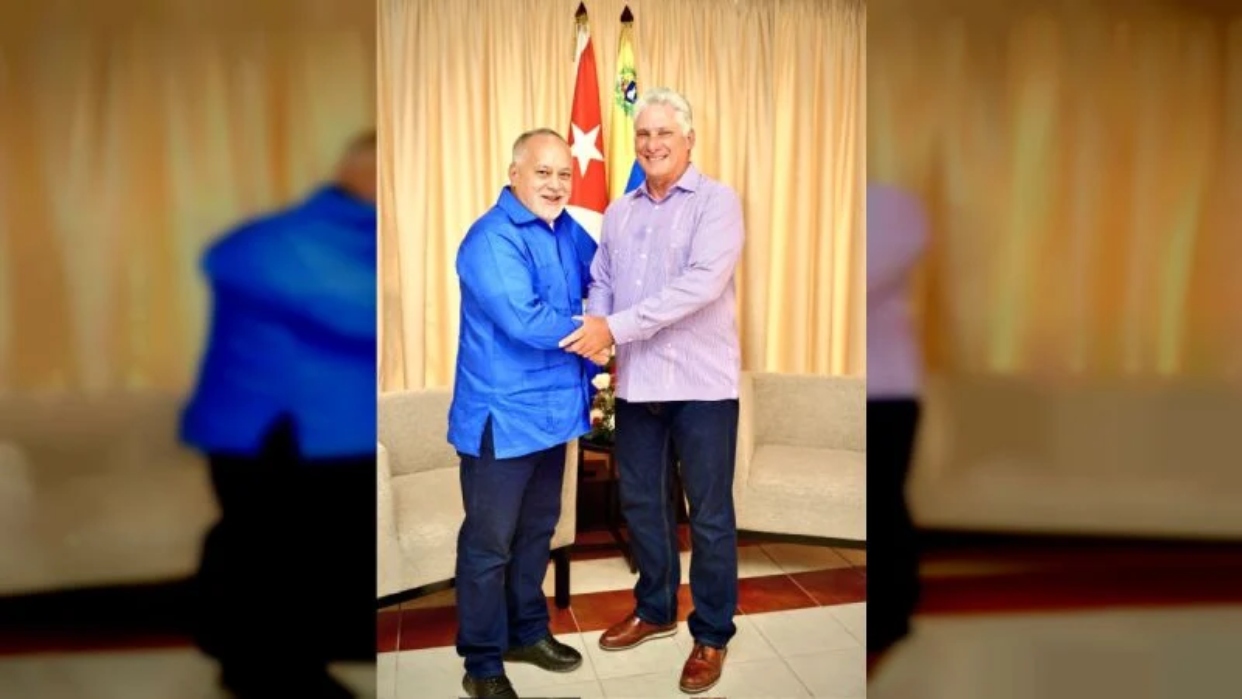 Cabello de regreso en Venezuela: ¡Gracias Cuba por tanto cariño con nuestro Pueblo!