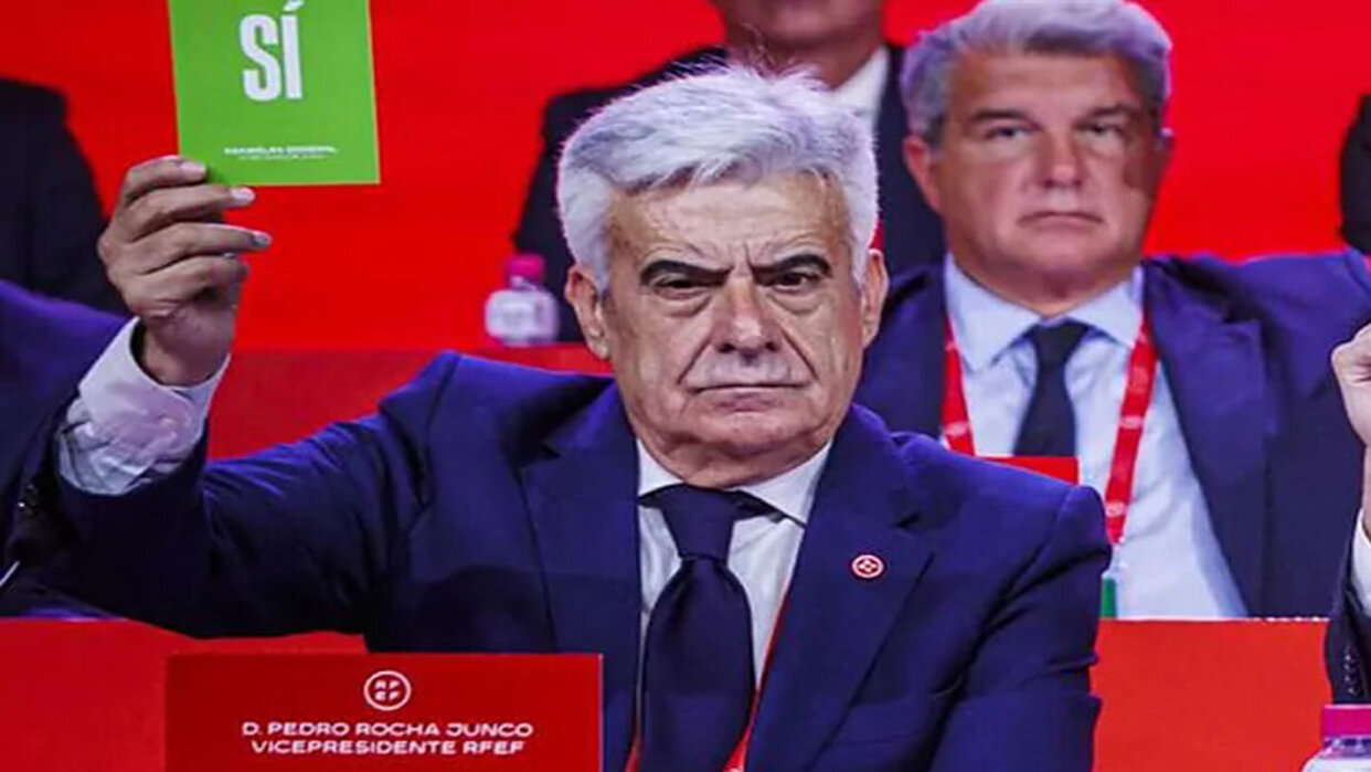 Pedro Rocha, presidente interino de la RFEF tras la suspensión de la FIFA a Luis Rubiales