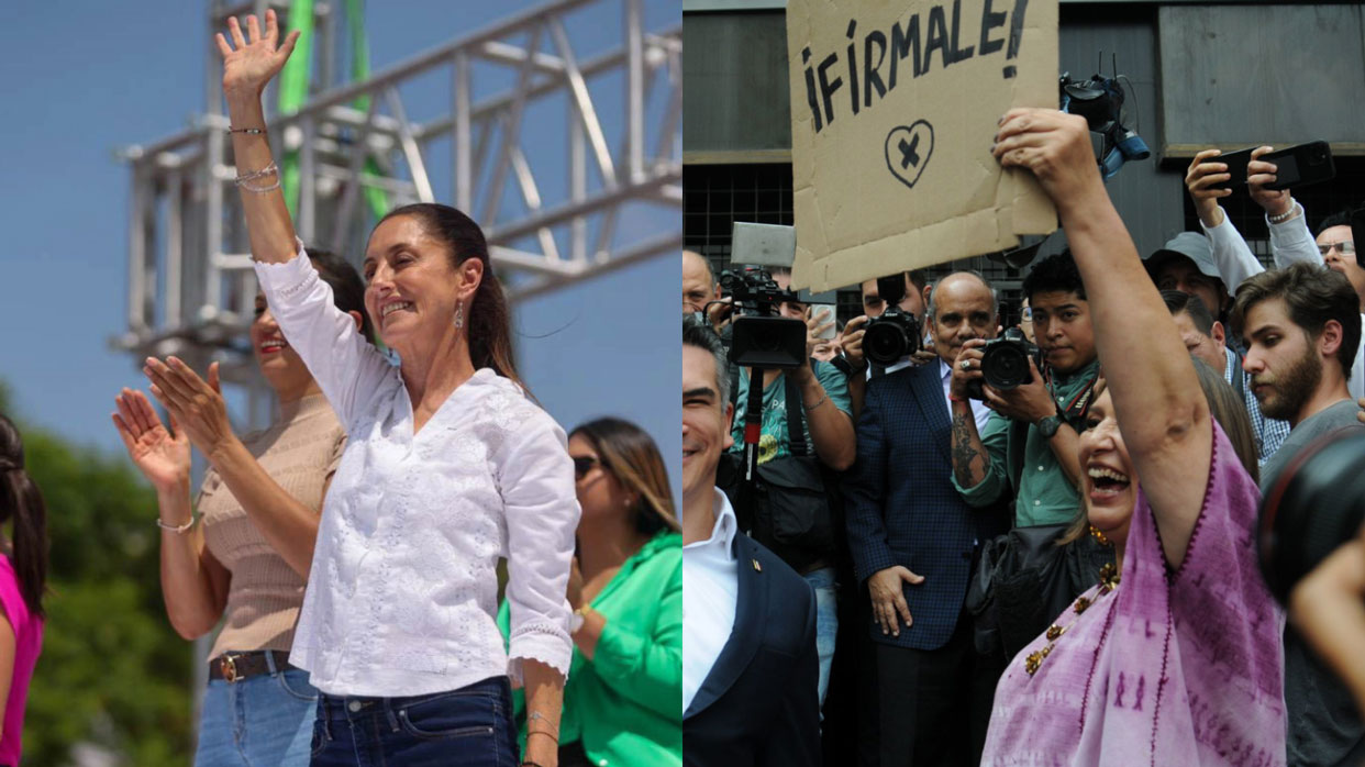 Fin de precampañas presidenciales en México: «Es tiempo de mujeres»