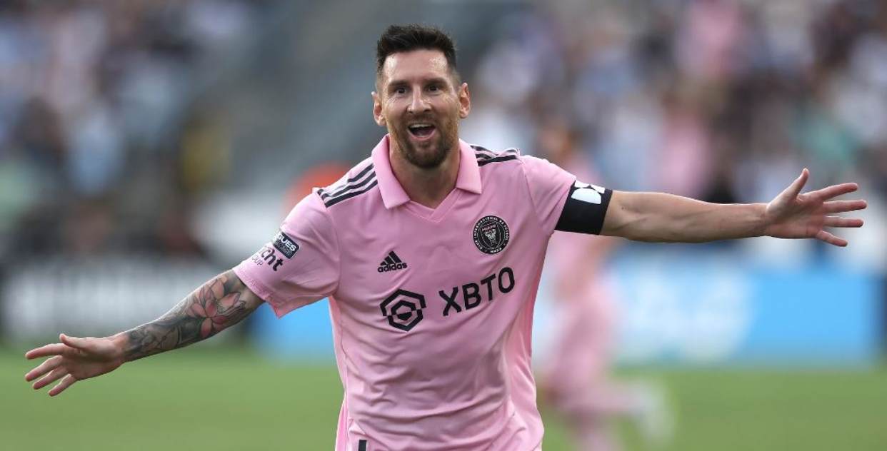 Messi anotó un golazo en su debut en la MLS
