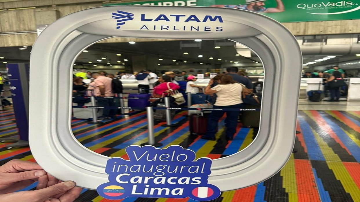 Latam Airlines reanuda ruta Lima – Maiquetía