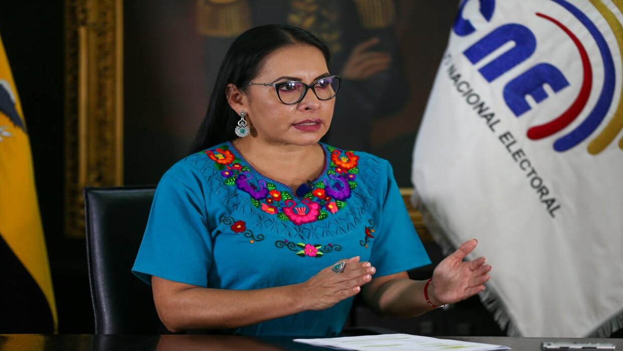 Presidenta del CNE de Ecuador denuncia amenazas y hostigamiento