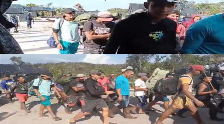 FANB continúa desalojo de mineros ilegales y desmantelamiento de campamentos en Yapacana