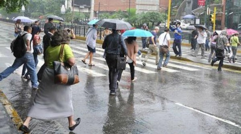 Continúan las lluvias de intensidad variable en gran parte del país