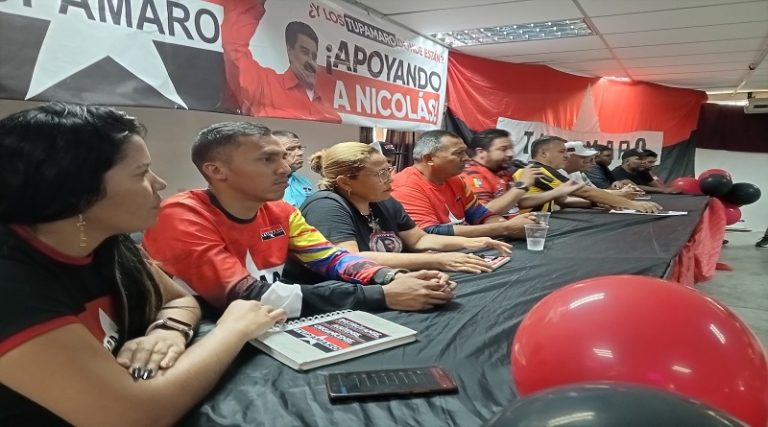 Tupamaro reitera su apoyo a la gestión del presidente Nicolás Maduro