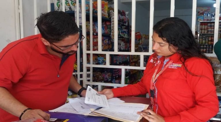 Desarrollan censo tributario en comercios de Falcón
