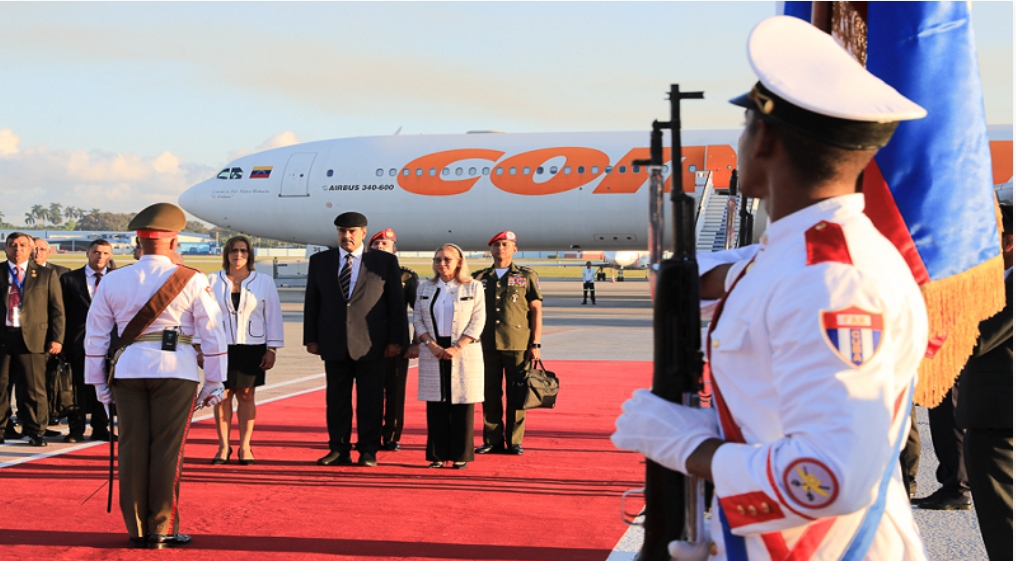 Presidente Maduro arriba a Cuba para participar en Cumbre G77 + China