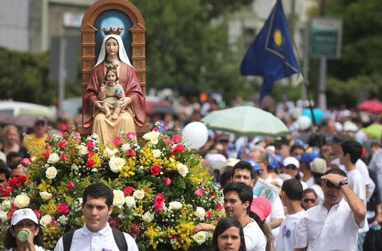 Parroquias saldrán en procesión en honor a la Virgen de Coromoto