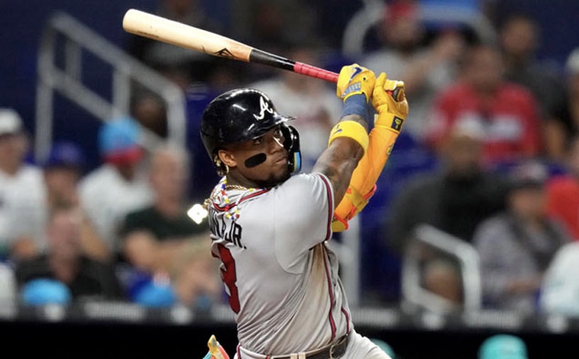 Ronald Acuña Jr. va a paso firme por el MVP de la Liga Nacional