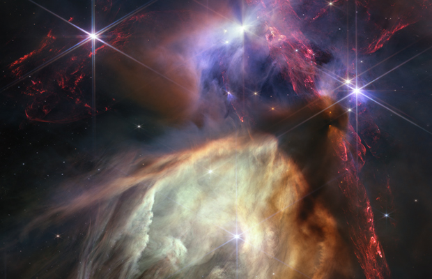 James Webb mostró imágenes inéditas de la formación de estrellas