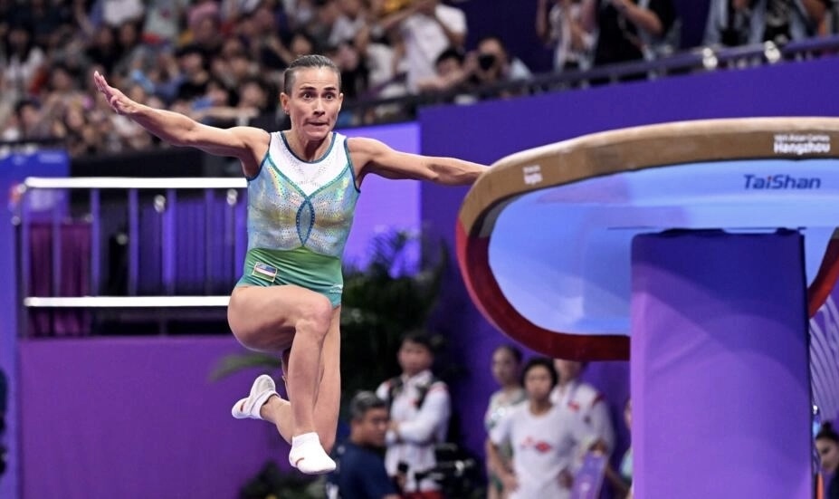 La gimnasta uzbeka Chusovitina sueña con París – 2024 a sus 48 años