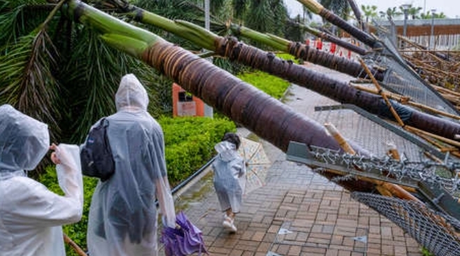 Uno de los más fuertes desde 1949: el tifón Saola arrasa el sur de China