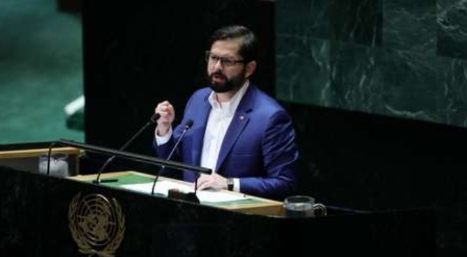 Boric en la ONU: «Es imperativo que EE.UU. levante las sanciones contra Venezuela»