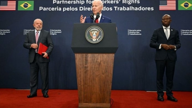 Joe Biden olvida el protocolo y provoca un momento incómodo con Lula da Silva