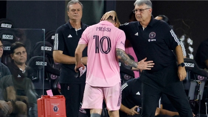 Messi se lesiona en victoria de su equipo Inter de Miami