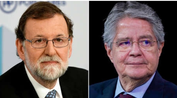 Palabras a calco: Lasso y Rajoy pronuncian el mismo discurso en un foro de derechas en Argentina