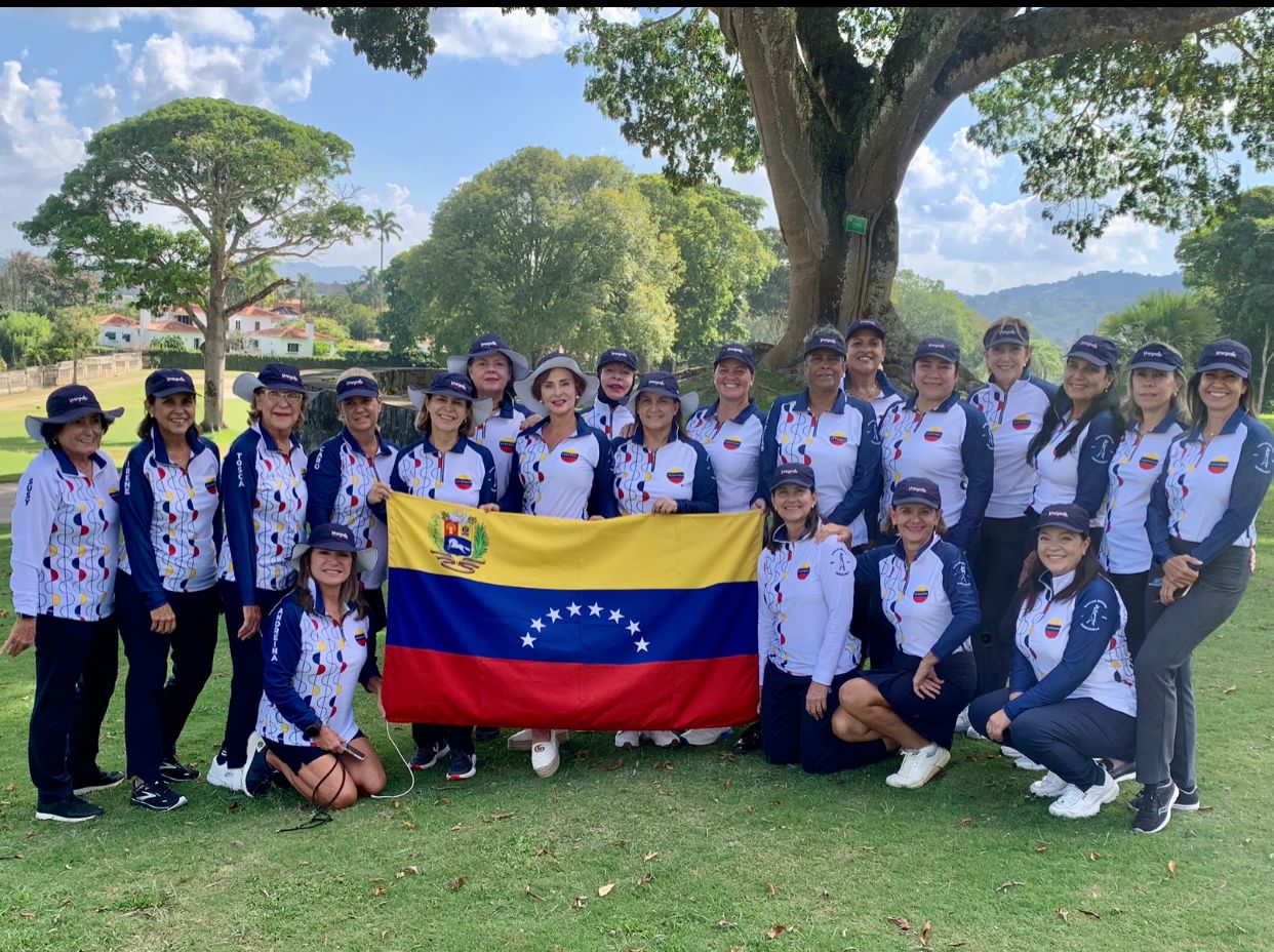 Venezuela será representada por la delegación de Damas Senior más grande de su historia en el Suramericano de Golf