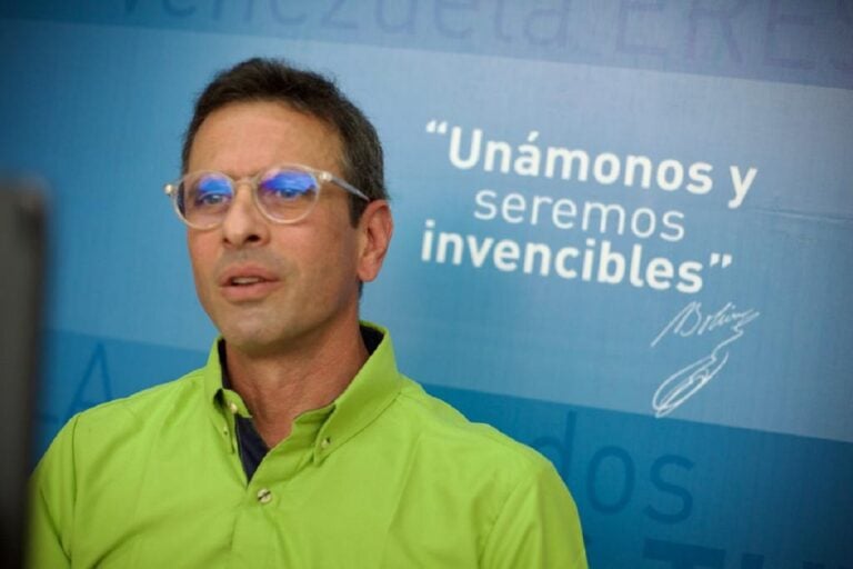 Henrique Capriles: No propuse mecanismo para sustituir inhabilitados, pero debe haber reglas