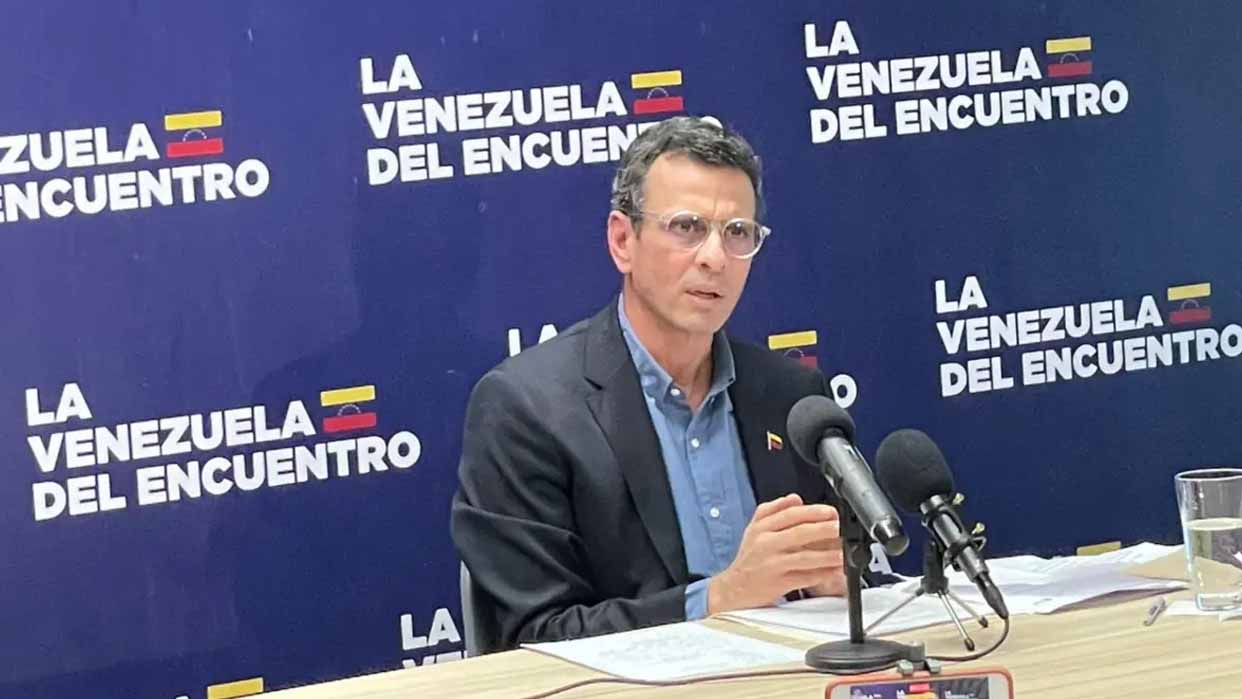 Henrique Capriles respaldará decisión de la CNP ante apoyo del CNE a las primarias