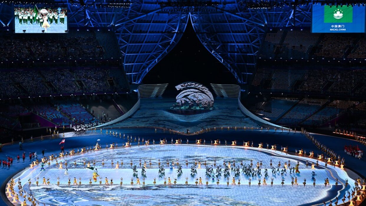 Ceremonia inaugural de XIX Juegos Asiáticos contará con más de 12.000 atletas y un megaestadio con forma de loto