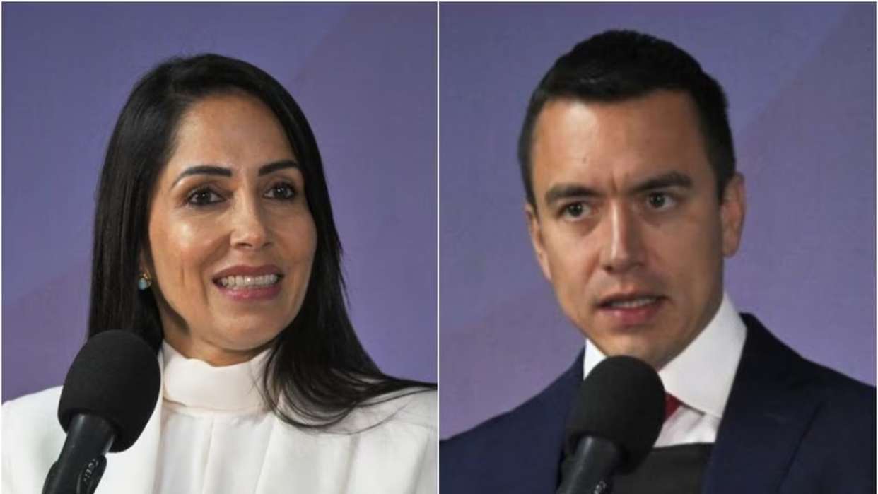 Arranca campaña del balotaje entre la correísta González y el empresario Noboa en Ecuador