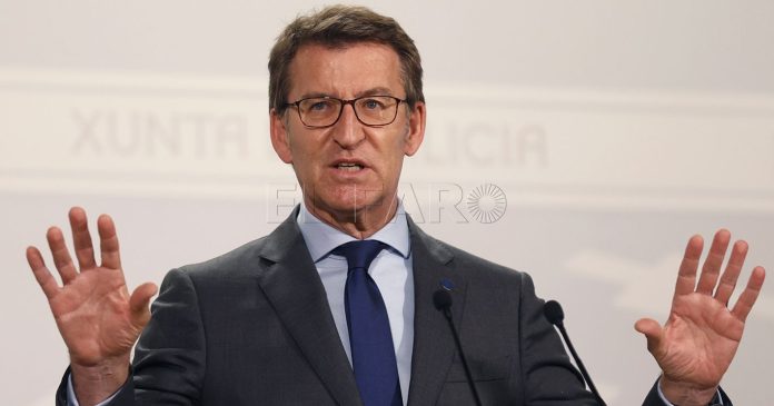 Falló Núñez Feijóo en el segundo intento
