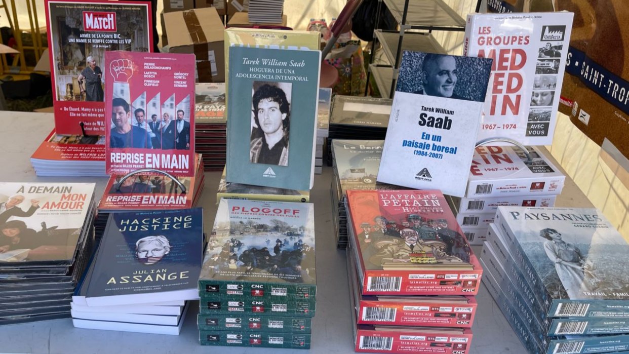 Libros de Tarek William Saab participantes en La Fiesta de la Humanidad de Francia