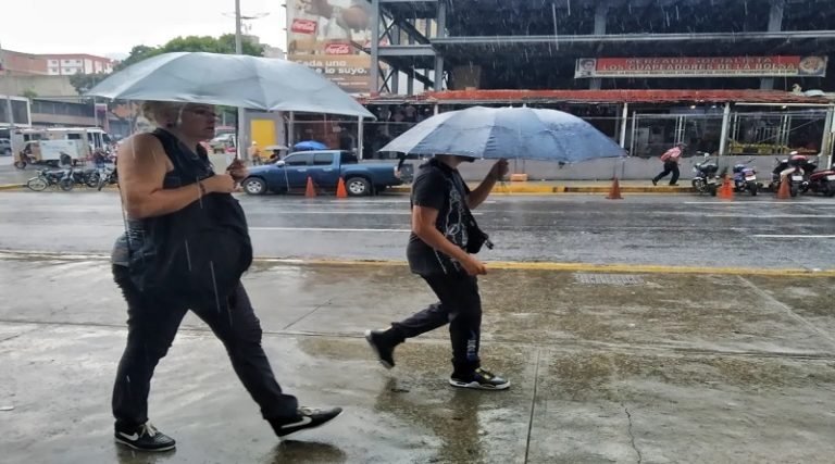 Inameh pronostica lluvias con descargas eléctricas en gran parte del país